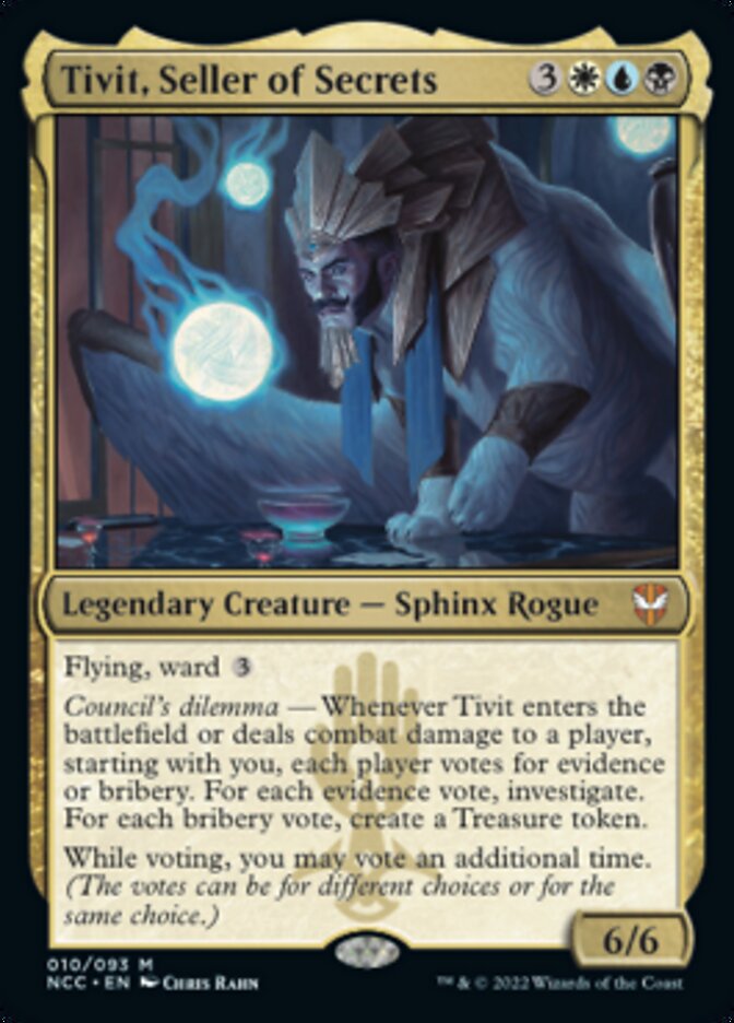 Tivit, Seller of Secrets [Streets of New Capenna Commander] (NCC 10)