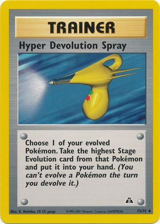 Hyper Devolution Spray (73/75) [Neo Discovery]