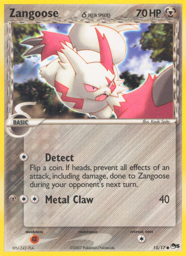 Zangoose (Delta Species) (15/17) [POP Series 5]