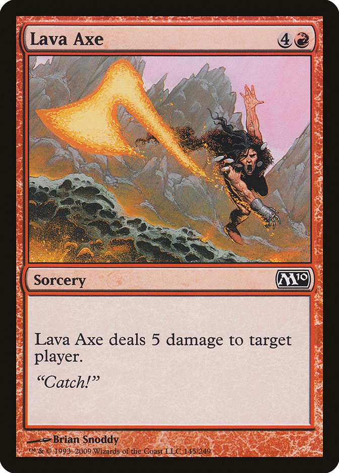 Lava Axe [Magic 2010] (M10 145)