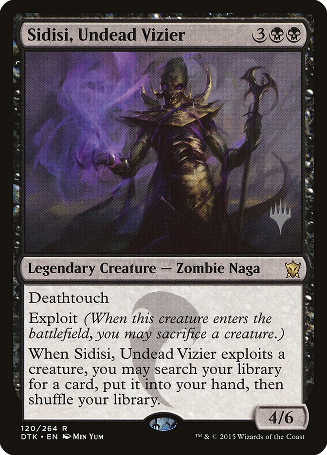 Sidisi, Undead Vizier (Promo Pack) [Dragons of Tarkir Promos] (PDTK 120P)