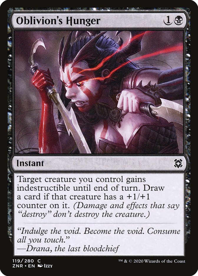 Oblivion's Hunger [Zendikar Rising] (ZNR 119)