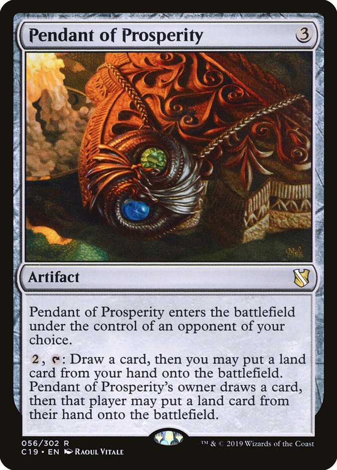 Pendant of Prosperity [Commander 2019] (C19 56)