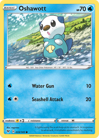 Oshawott (33) [Sword & Shield: Vivid Voltage]