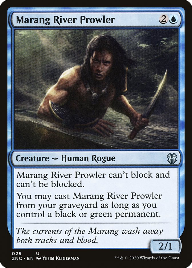 Marang River Prowler [Zendikar Rising Commander] (ZNC 29)