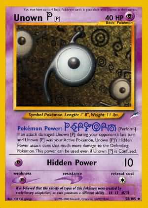 Unown [P] (58/105) [Neo Destiny]