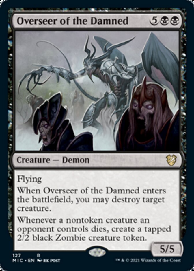 Overseer of the Damned [Innistrad: Midnight Hunt Commander] (MIC 127)
