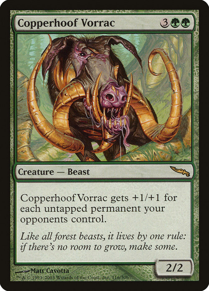 Copperhoof Vorrac [Mirrodin] (MRD 116)