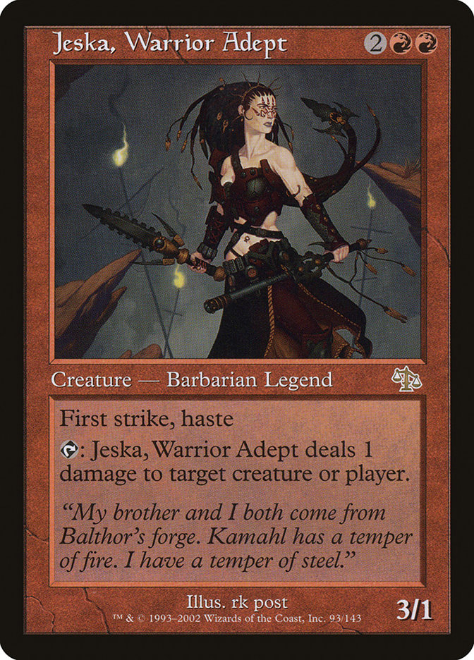 Jeska, Warrior Adept [Judgment] (JUD 93)