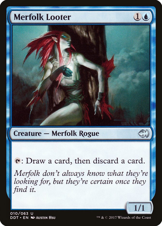 Merfolk Looter [Duel Decks: Merfolk vs. Goblins] (DDT 10)