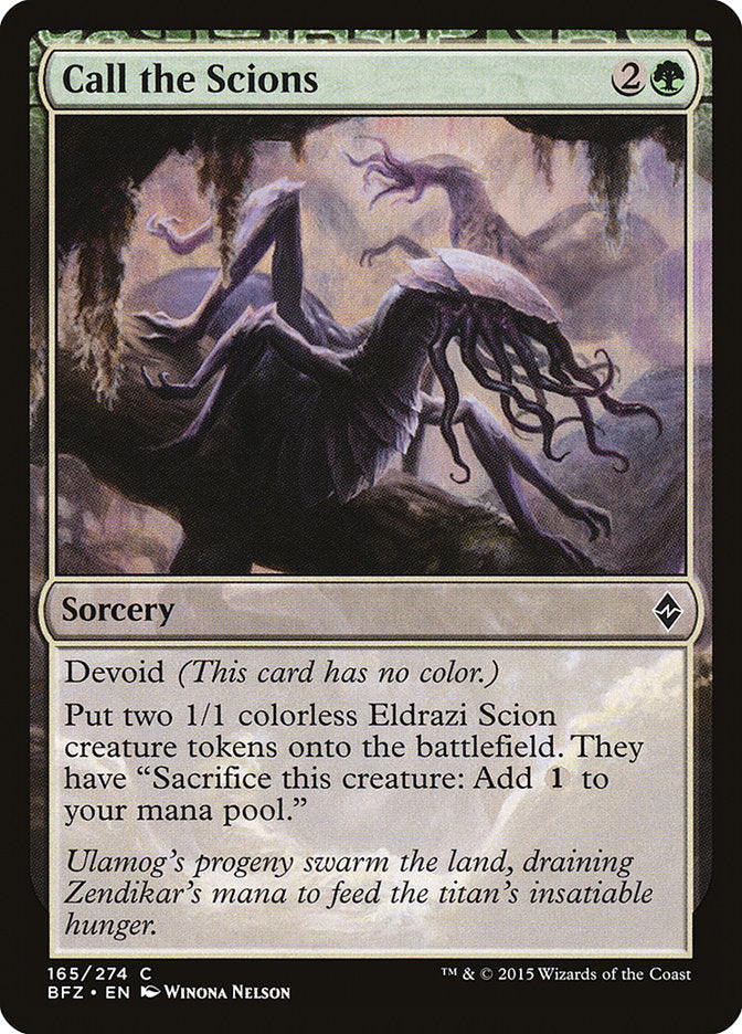 Call the Scions [Battle for Zendikar] (BFZ 165)