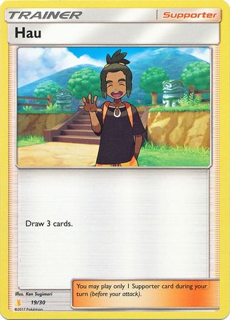 Hau (19/30) [Sun & Moon: Trainer Kit - Lycanroc & Alolan Raichu]