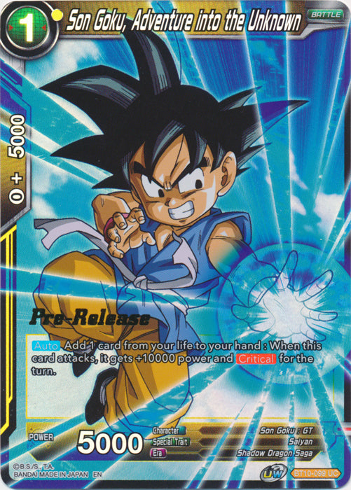 Son Goku, Adventure into the Unknown [BT10-099]