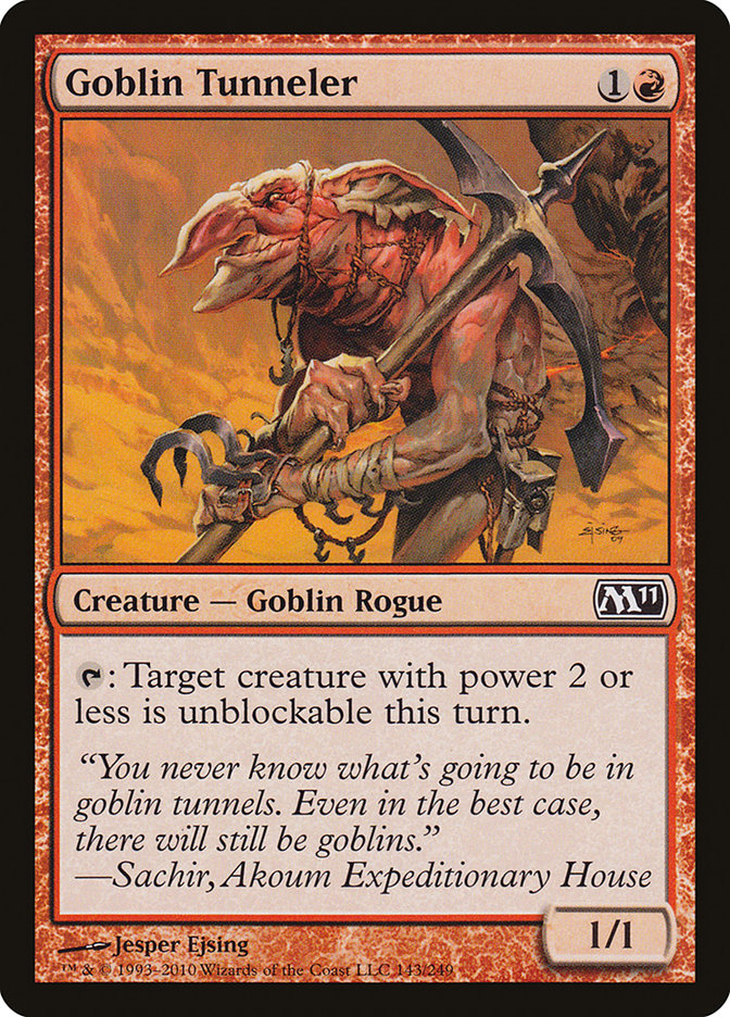 Goblin Tunneler [Magic 2011] (M11 143)