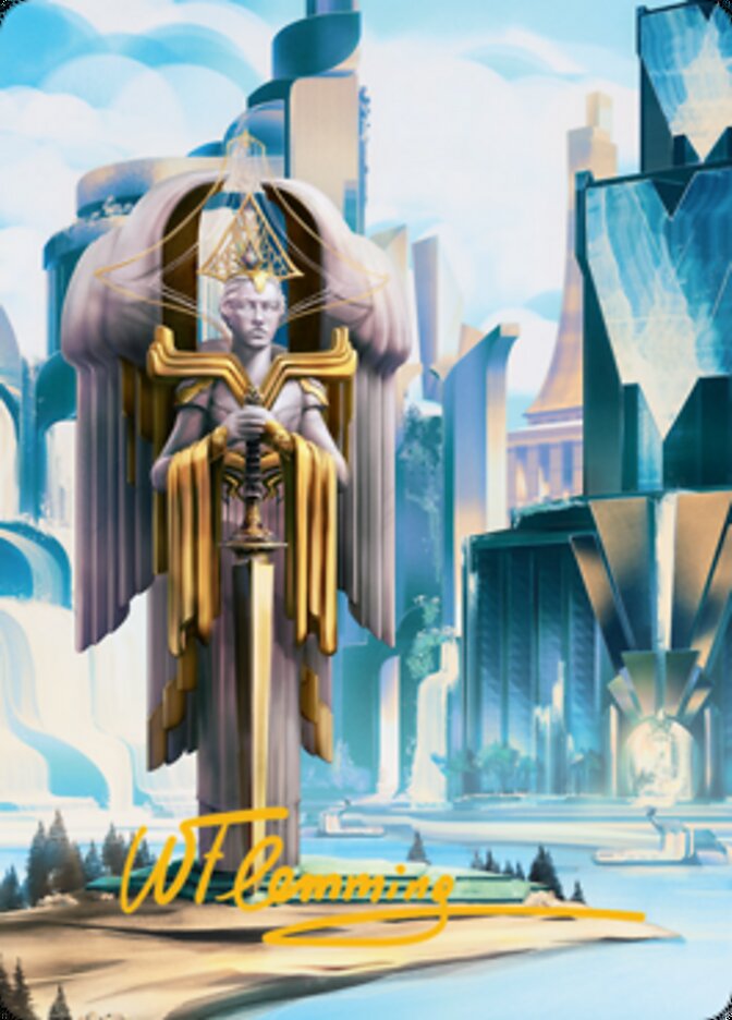 Island Art Card (Gold-Stamped Signature) [Streets of New Capenna Art Series] (ASNC 78)