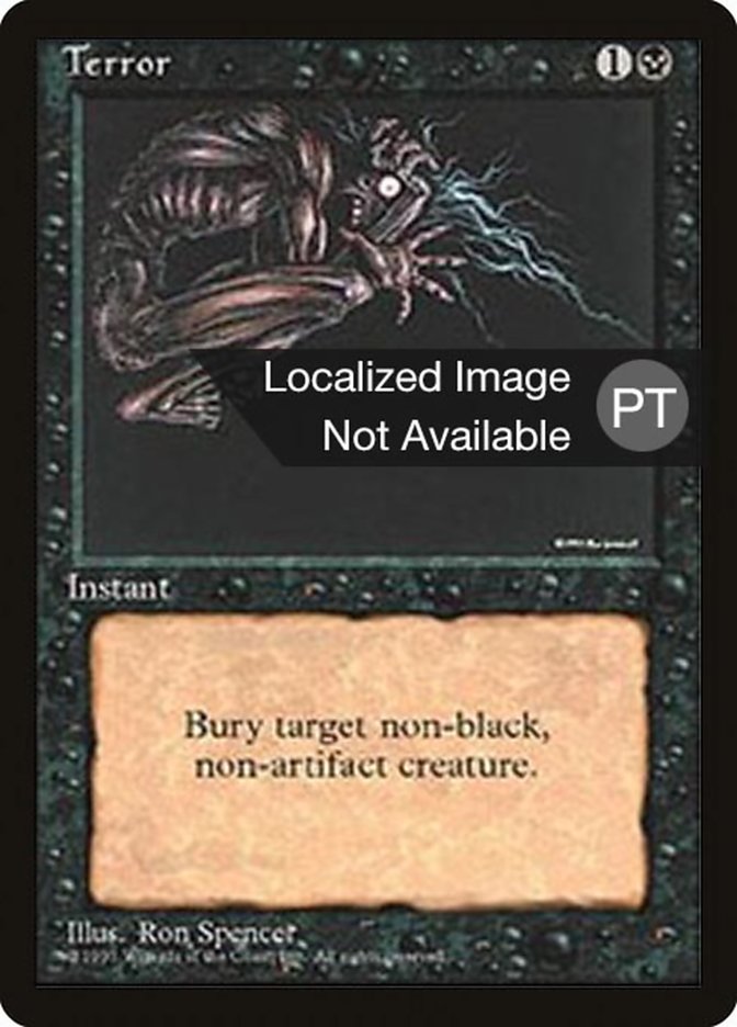 Terror [Fourth Edition Foreign Black Border] (4BB 164)