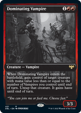 Dominating Vampire [Innistrad: Double Feature] (DBL 421)