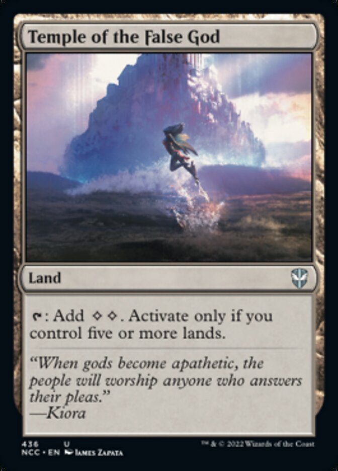 Temple of the False God [Streets of New Capenna Commander] (NCC 436)
