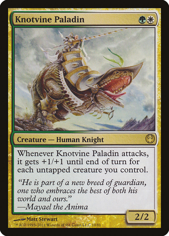 Knotvine Paladin [Duel Decks: Knights vs. Dragons] (DDG 10)