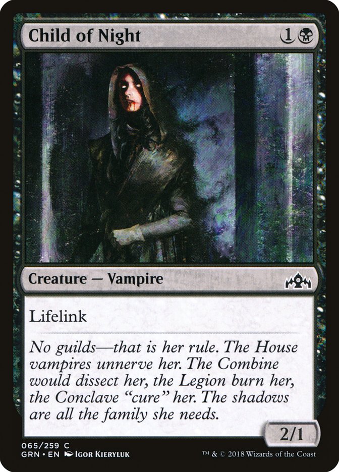 Child of Night [Guilds of Ravnica] (GRN 65)