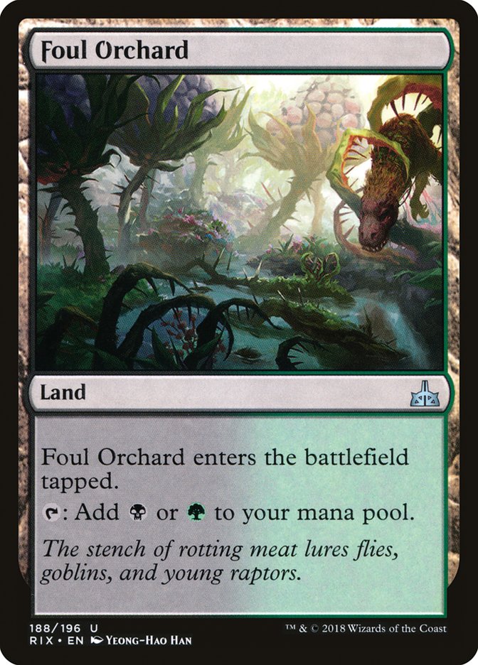 Foul Orchard [Rivals of Ixalan] (RIX 188)
