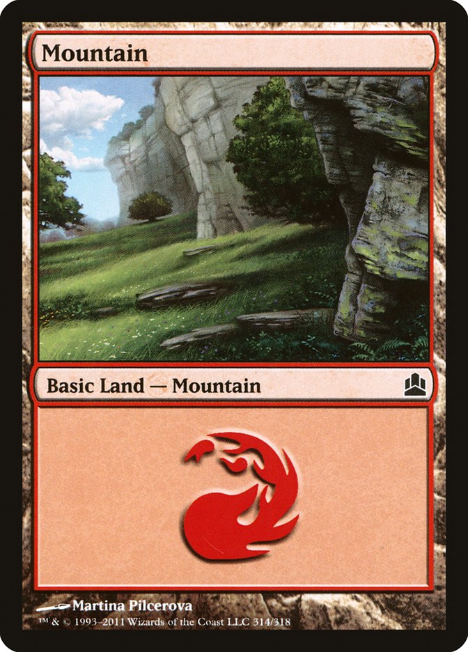 Mountain (#314) [Commander 2011] (CMD 314)