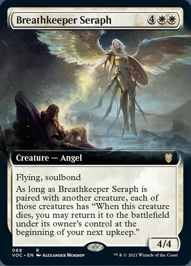 Breathkeeper Seraph (Extended) [Innistrad: Crimson Vow Commander] (VOC 69)