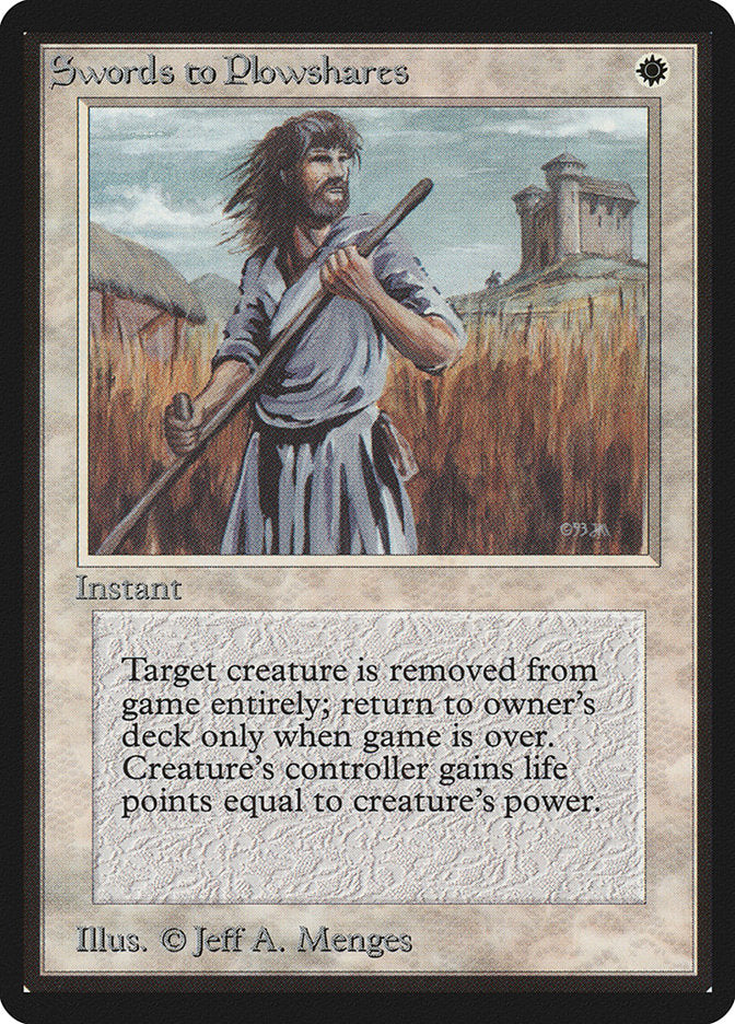 Swords to Plowshares [Limited Edition Beta] (LEB 41)