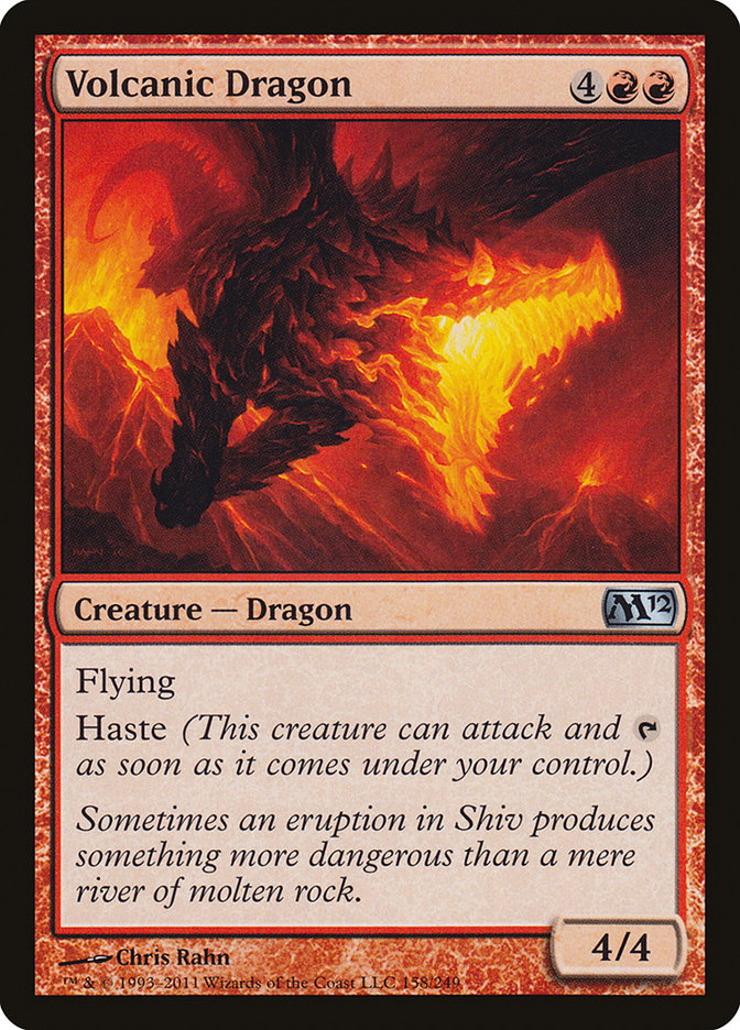 Volcanic Dragon [Magic 2012] (M12 158)