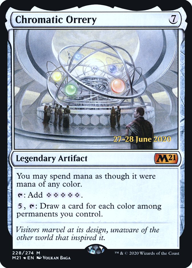 Chromatic Orrery  [Core Set 2021 Prerelease Promos] (PM21 228S)