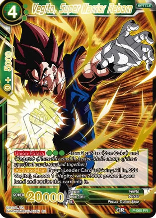 Vegito, Super Warrior Reborn (Gold Stamped) [P-065]