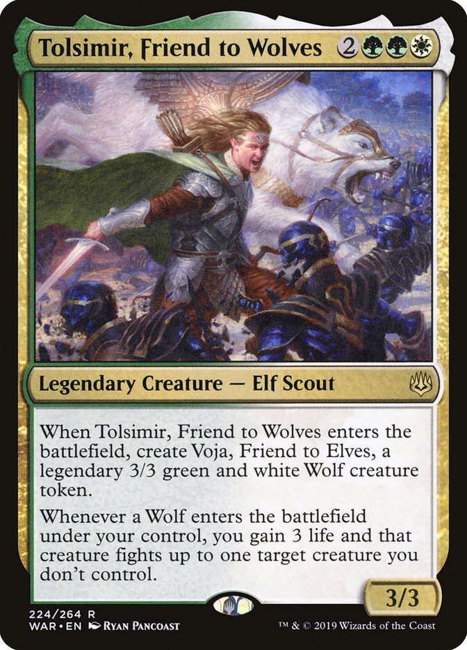 Tolsimir, Friend to Wolves [War of the Spark] (WAR 224)