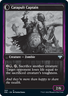 Catapult Fodder // Catapult Captain [Innistrad: Double Feature] (DBL 366)