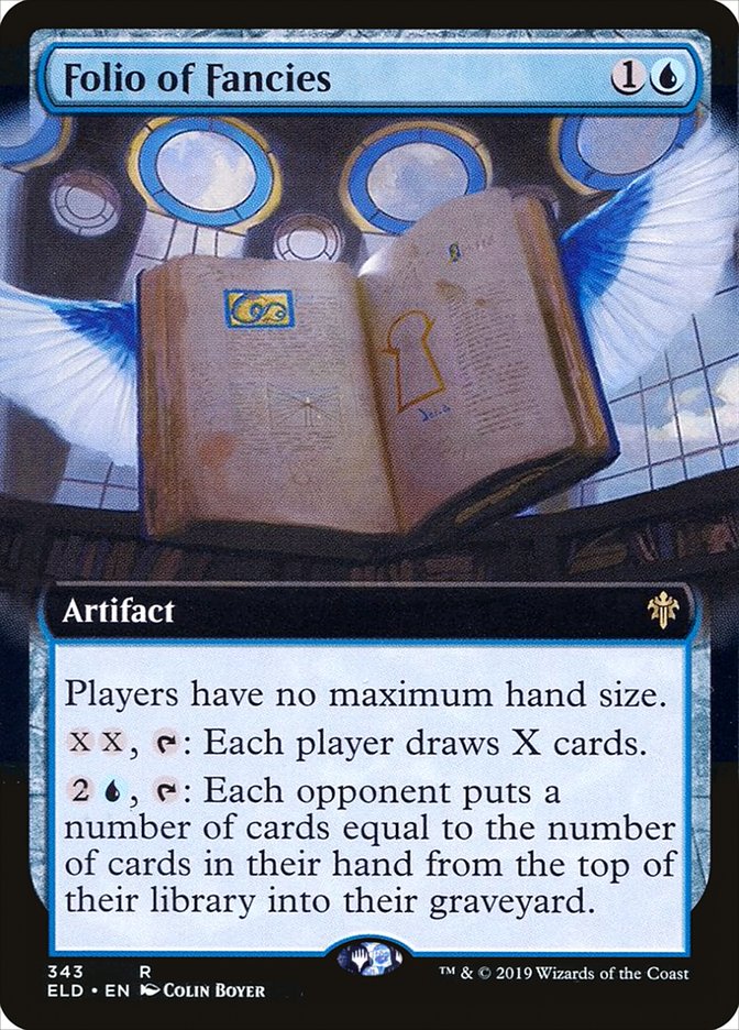 Folio of Fancies (Extended Art) [Throne of Eldraine] (ELD 343)