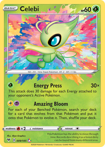 Celebi (9) [Sword & Shield: Vivid Voltage]