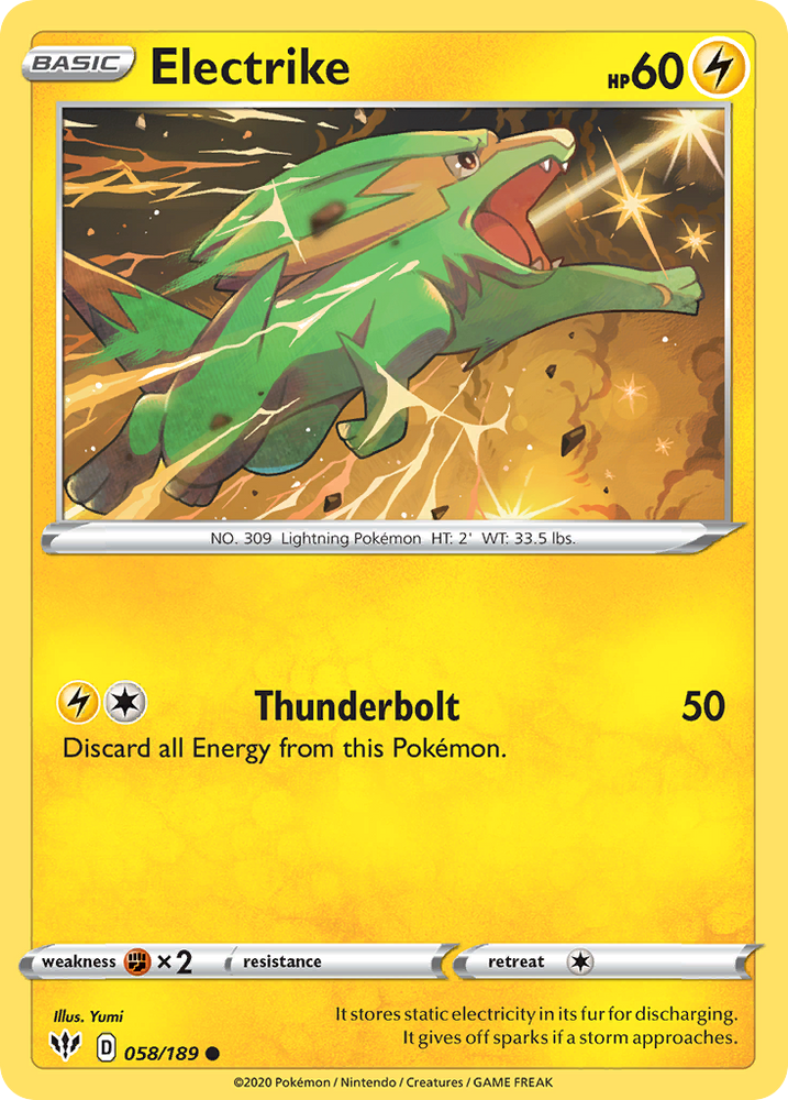 Electrike (58/189) [Sword & Shield: Darkness Ablaze]