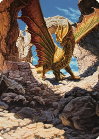 Ancient Brass Dragon Art Card [Commander Legends: Battle for Baldur's Gate Art Series]