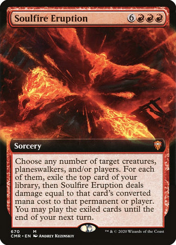 Soulfire Eruption (Extended Art) [Commander Legends] (CMR 670)