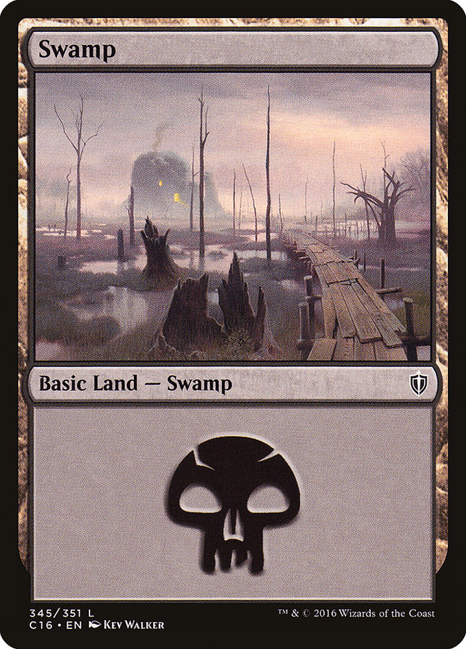 Swamp (#345) [Commander 2016] (C16 345)