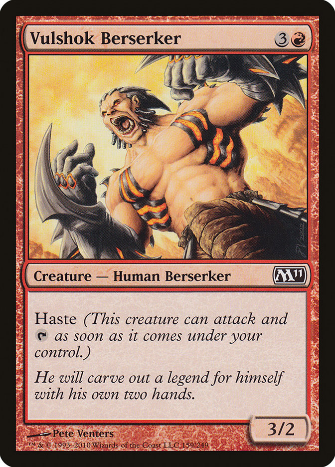 Vulshok Berserker [Magic 2011] (M11 159)