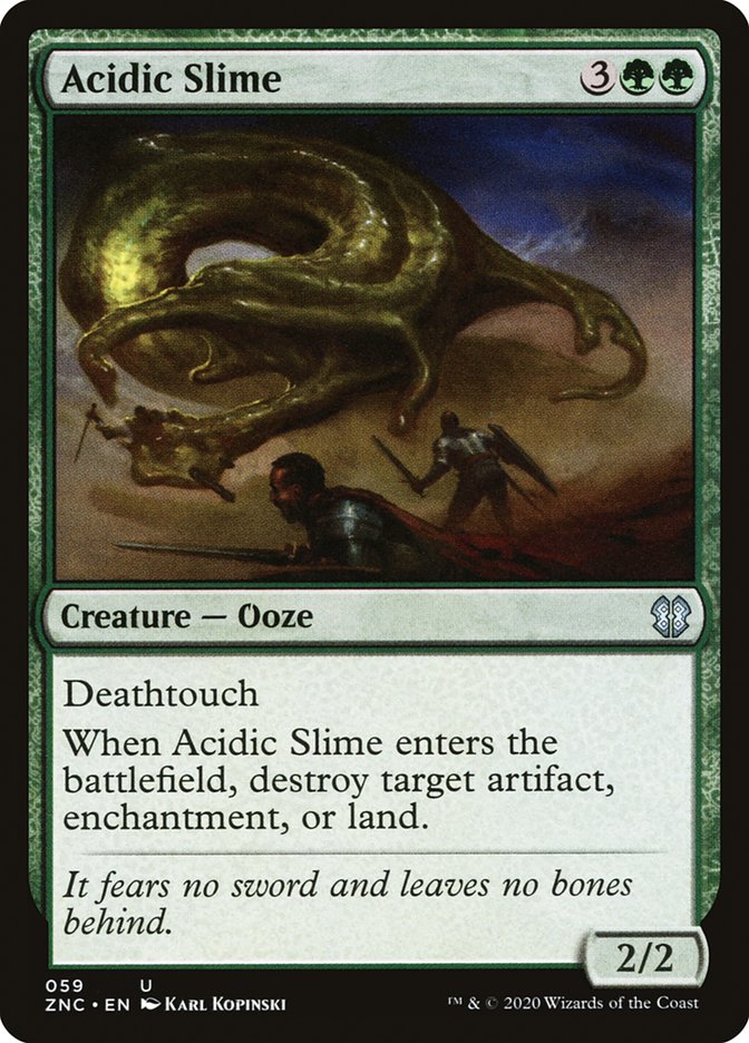 Acidic Slime [Zendikar Rising Commander] (ZNC 59)