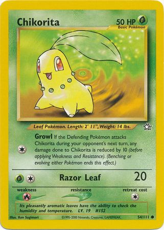 Chikorita (54/111) [Neo Genesis]