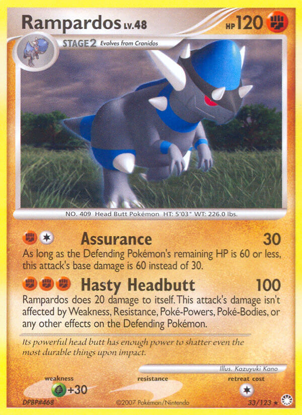 Rampardos (Cosmos Holo) (33/123) [Theme Deck Exclusives]