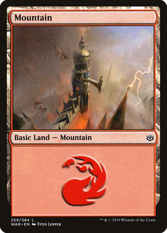 Mountain (#259) [War of the Spark] (WAR 259)