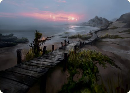 Deserted Beach Art Card [Innistrad: Midnight Hunt Art Series] (AMID 71)