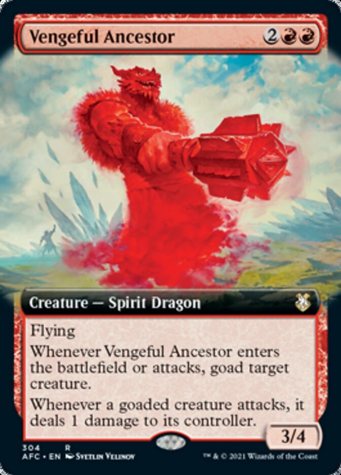 Vengeful Ancestor (Extended) [Dungeons & Dragons: Adventures in the Forgotten Realms Commander] (AFC 304)