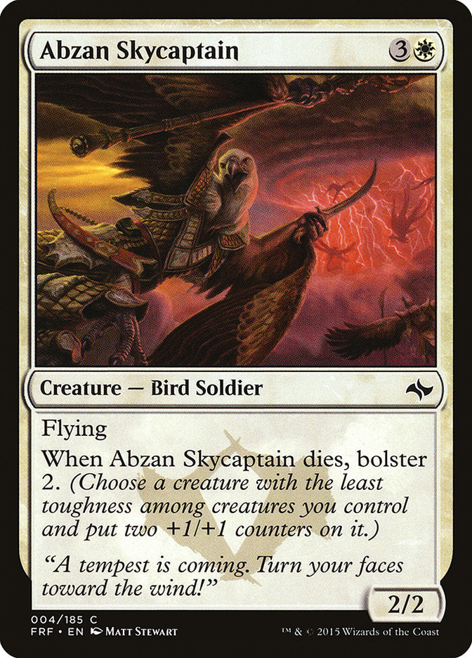 Abzan Skycaptain [Fate Reforged] (FRF 4)