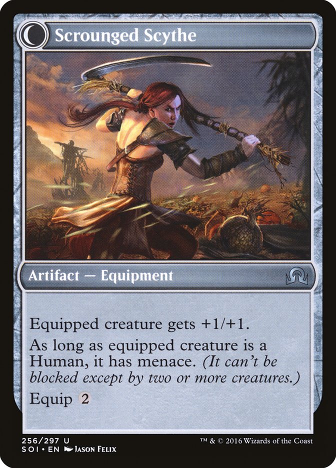 Harvest Hand // Scrounged Scythe [Shadows over Innistrad] (SOI 256)