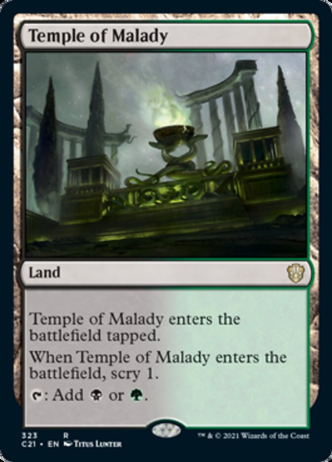 Temple of Malady [Commander 2021] (C21 323)