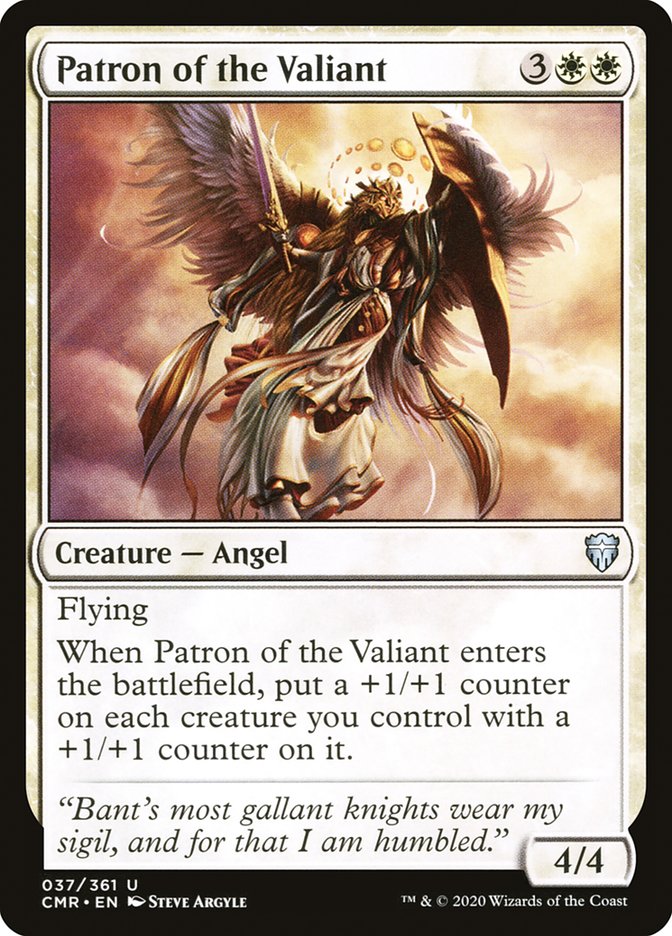 Patron of the Valiant [Commander Legends] (CMR 37)